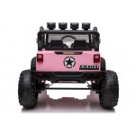 Elektrické autíčko - Jeep JC666 - nelakované - ružové